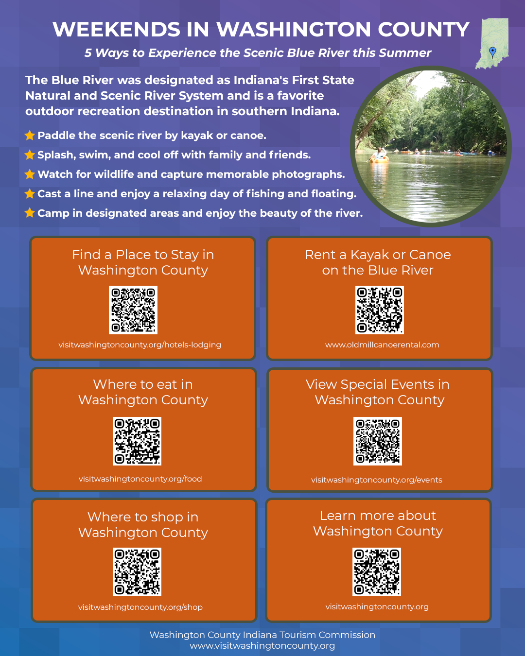 Click here to print out the Blue River Weekend Adventure Guide